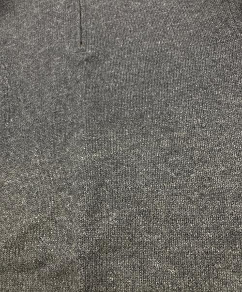 POLO RALPH LAUREN（ポロ・ラルフローレン）POLO RALPH LAUREN (ポロ・ラルフローレン) HALF ZIP LAMBSWOOL KNIT グレー サイズ:Mの古着・服飾アイテム