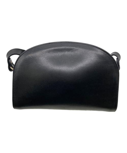 A.P.C.（アーペーセー）A.P.C. (アーペーセー) ハーフムーンショルダーバッグ ブラックの古着・服飾アイテム