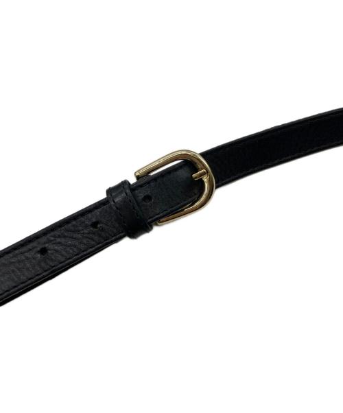 A.P.C.（アーペーセー）A.P.C. (アーペーセー) ハーフムーンショルダーバッグ ブラックの古着・服飾アイテム