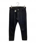 Vivienne Westwood manヴィヴィアン ウェストウッド マン）の古着「オーブ刺繍スキニーデニムパンツ」｜ブラック