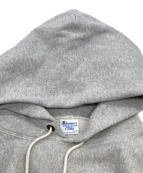 Champion（チャンピオン）Champion (チャンピオン) フーデッドスウェットシャツ グレー サイズ:XLの古着・服飾アイテム