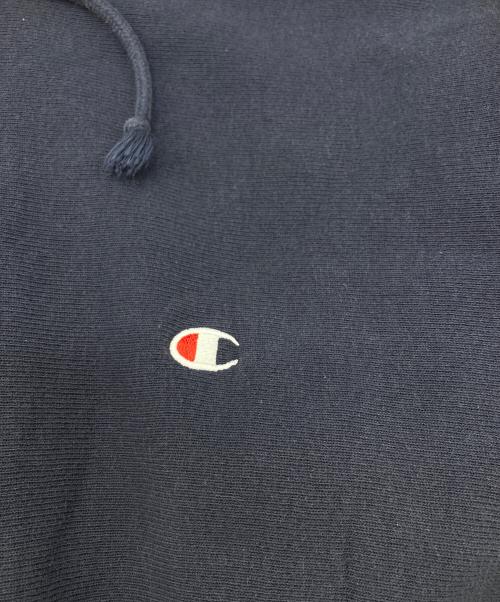 Champion（チャンピオン）Champion (チャンピオン) フーデッドスウェットシャツ ネイビー サイズ:XLの古着・服飾アイテム