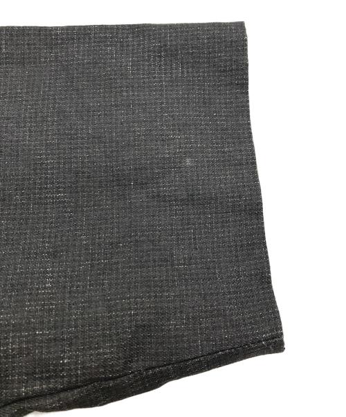 中川政七商店（ナカガワマサシチショウテン）中川政七商店 (ナカガワマサシチショウテン) リネンノーカラージャケット ブラック サイズ:Mの古着・服飾アイテム