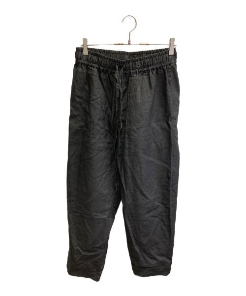 中川政七商店（ナカガワマサシチショウテン）中川政七商店 (ナカガワマサシチショウテン) リネンイージーパンツ ブラック サイズ:Lの古着・服飾アイテム