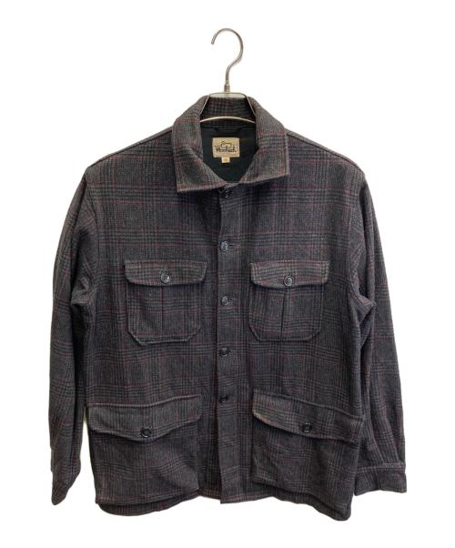WOOLRICH（ウールリッチ）WOOLRICH (ウールリッチ) 70's ネルシャツ グレー×レッド サイズ:40の古着・服飾アイテム