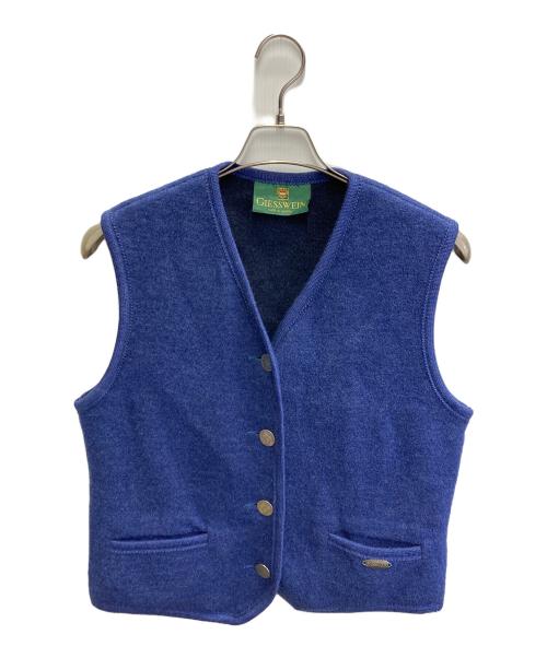GIESSWEIN（ギースヴァイン）GIESSWEIN (ギースヴァイン) オーストリア製チロリアンベスト ネイビー サイズ:36の古着・服飾アイテム