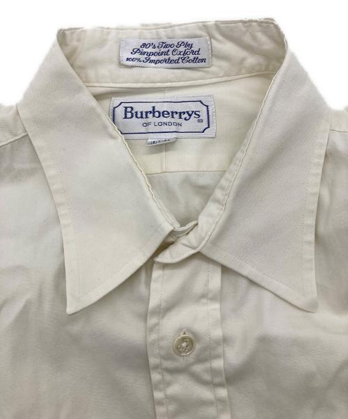 Burberry's（バーバリーズ）Burberry's (バーバリーズ) 80s～90s Long Sleeve Shirs 【USA製】 ホワイト サイズ:151/2の古着・服飾アイテム