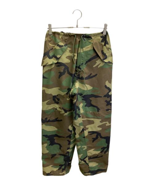 US ARMY（ユーエスアーミー）US ARMY (ユーエスアーミー) カモ柄オーバーパンツ カーキ サイズ:Mの古着・服飾アイテム