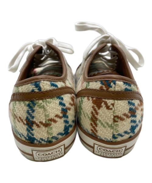 COACH（コーチ）COACH (コーチ) ローカットスニーカー ブラウン サイズ:6Bの古着・服飾アイテム