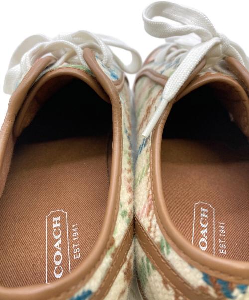 COACH（コーチ）COACH (コーチ) ローカットスニーカー ブラウン サイズ:6Bの古着・服飾アイテム