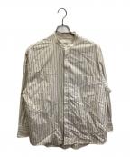 TODAYFULトゥデイフル）の古着「Stripe Over Shirts」｜ベージュ