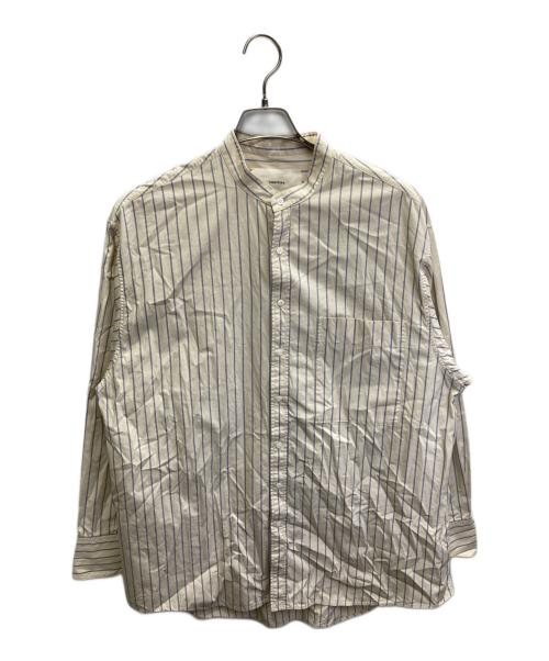 TODAYFUL（トゥデイフル）TODAYFUL (トゥデイフル) Stripe Over Shirts ベージュ サイズ:Ｆの古着・服飾アイテム
