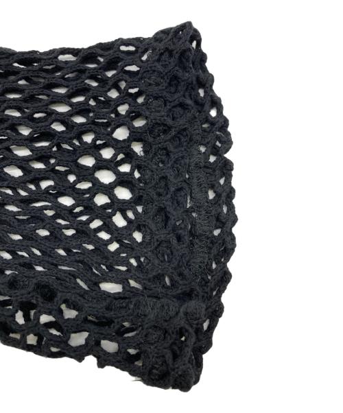 NOT CONVENTIONAL（ノットコンベンショナル）NOT CONVENTIONAL (ノットコンベンショナル) メッシュカットソー ブラック サイズ:Fの古着・服飾アイテム