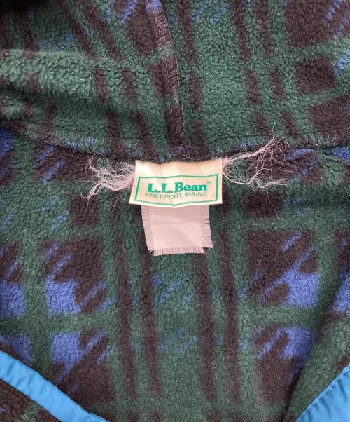 L.L.Bean（エルエルビーン）L.L.Bean (エルエルビーン) 70s～80s 総柄フリースパーカー グリーン サイズ:不明の古着・服飾アイテム
