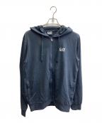 EA7イーエーセブン）の古着「TRAIN CORE ID M HOODIE FZ COFT」｜ブラック