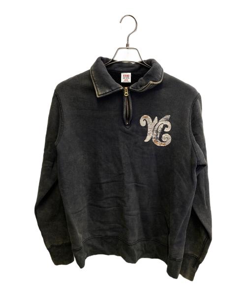 BARNS（バーンズ）BARNS (バーンズ) ハーフジップスウェット グレー サイズ:Lの古着・服飾アイテム