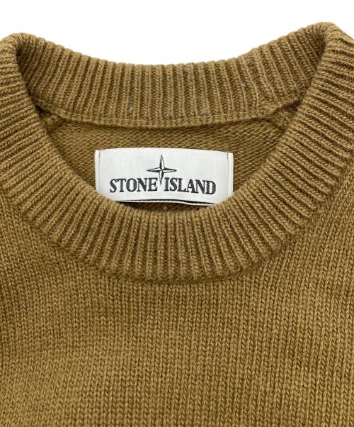 STONE ISLAND（ストーンアイランド）STONE ISLAND (ストーンアイランド) 20AW Crew Neck Knitwear ブラウン サイズ:Lの古着・服飾アイテム