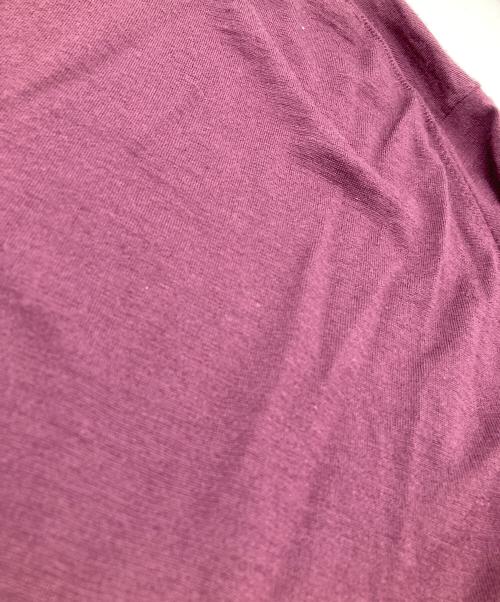 JOHN SMEDLEY（ジョンスメドレー）JOHN SMEDLEY (ジョンスメドレー) クルーネックニット パープル サイズ:Lの古着・服飾アイテム