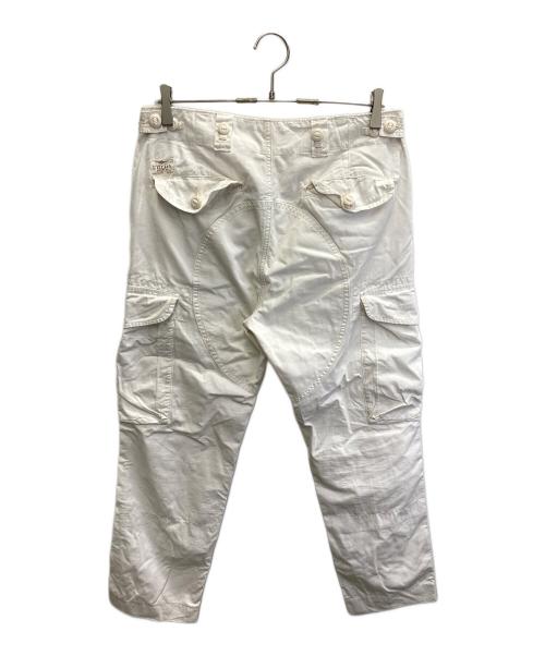 POLO RALPH LAUREN（ポロ・ラルフローレン）POLO RALPH LAUREN (ポロ・ラルフローレン) COMBAT TROUSERS ホワイト サイズ:32/32の古着・服飾アイテム