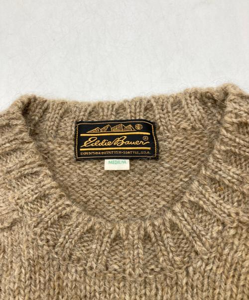 Eddie Bauer（エディーバウアー）Eddie Bauer (エディーバウアー) 90s ウールニット ベージュ サイズ:Mの古着・服飾アイテム