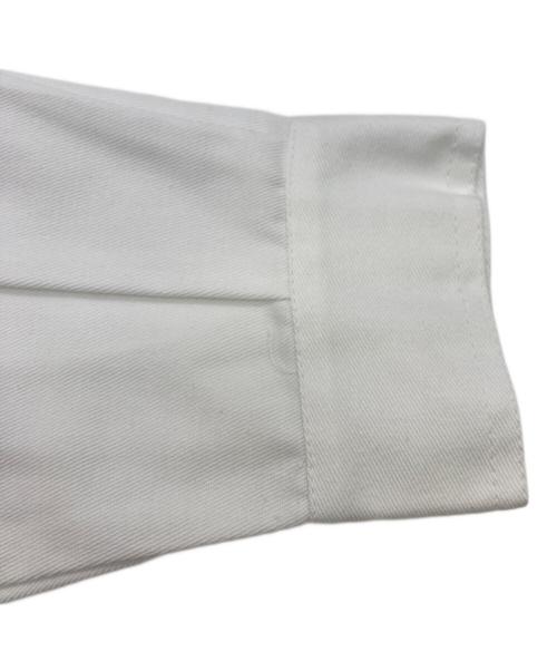 LOBO RIDERS'S（ロボライダース）LOBO RIDERS'S (ロボライダース) ウエスタンシャツ ホワイト×ブラウン サイズ:36 未使用品の古着・服飾アイテム