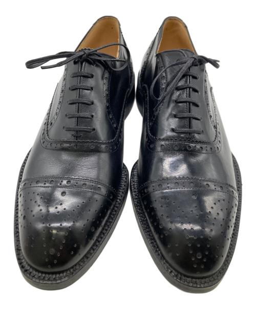 COMME des GARCONS HOMME（コムデギャルソン オム）COMME des GARCONS HOMME (コムデギャルソン オム) デカオムメダリオンシューズ ブラック サイズ:24 1/2の古着・服飾アイテム