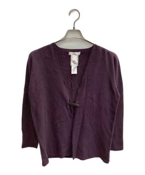 Fabiana Filippi（ファビアナフィリッピ）fabiana filippi (ファビアナフィリッピ) シクルコットンカーディガン パープル サイズ:42/Ｓの古着・服飾アイテム