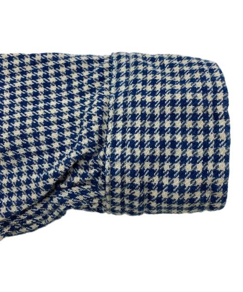 45rpm（45アールピーエム）45rpm (45アールピーエム) 908オンザビーチシャツ ホワイト×ブルー サイズ:Fの古着・服飾アイテム