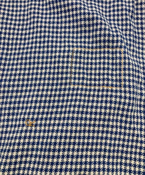 45rpm（45アールピーエム）45rpm (45アールピーエム) 908オンザビーチシャツ ホワイト×ブルー サイズ:Fの古着・服飾アイテム