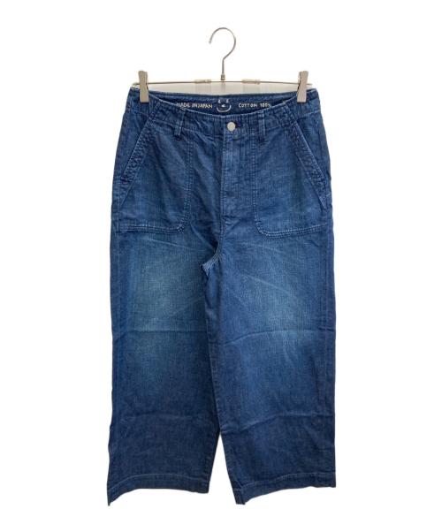 45rpm（45アールピーエム）45rpm (45アールピーエム) 麦デニムのシャルロットペインターパンツ インディゴ サイズ:2 未使用品の古着・服飾アイテム
