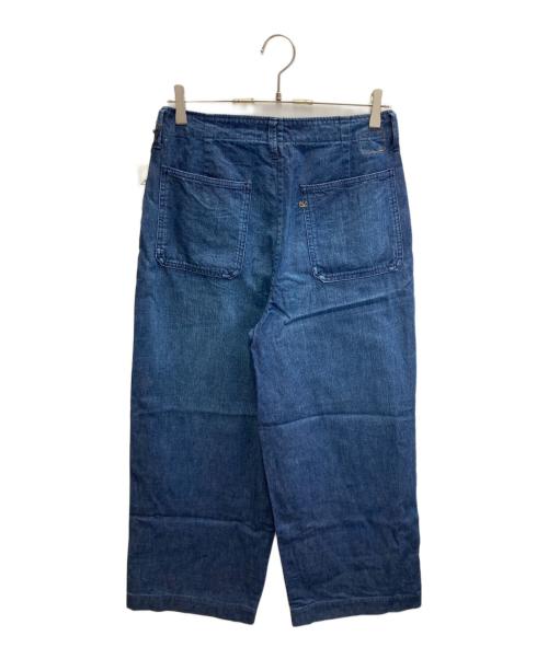 45rpm（45アールピーエム）45rpm (45アールピーエム) 麦デニムのシャルロットペインターパンツ インディゴ サイズ:2 未使用品の古着・服飾アイテム