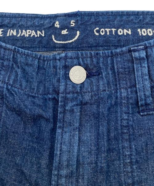 45rpm（45アールピーエム）45rpm (45アールピーエム) 麦デニムのシャルロットペインターパンツ インディゴ サイズ:2 未使用品の古着・服飾アイテム