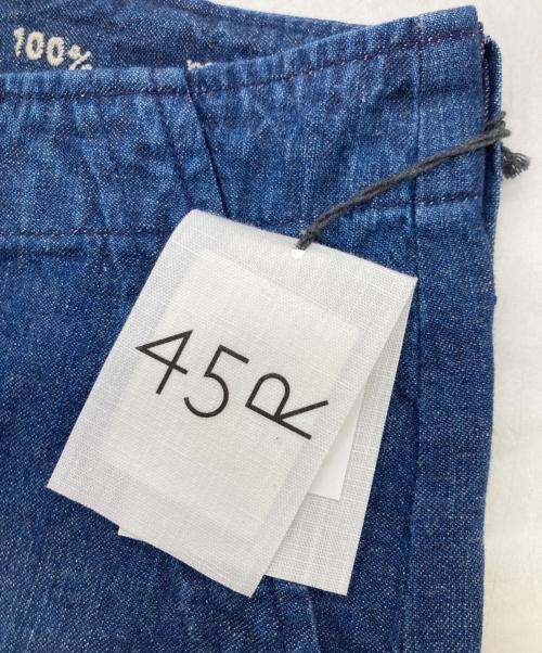 45rpm（45アールピーエム）45rpm (45アールピーエム) 麦デニムのシャルロットペインターパンツ インディゴ サイズ:2 未使用品の古着・服飾アイテム