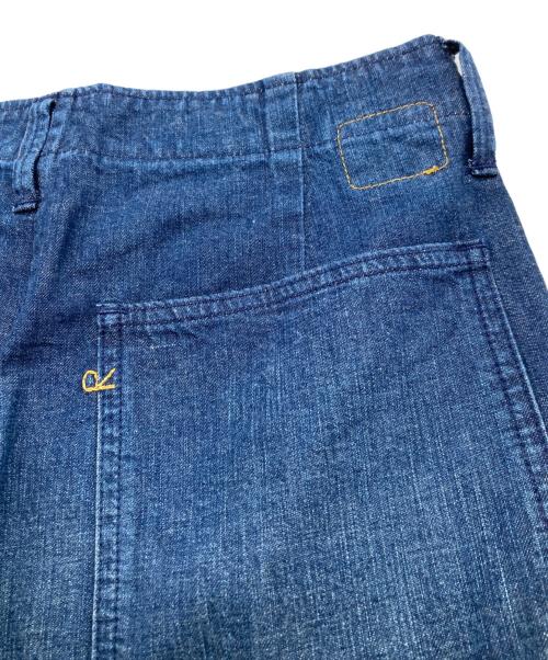 45rpm（45アールピーエム）45rpm (45アールピーエム) 麦デニムのシャルロットペインターパンツ インディゴ サイズ:2 未使用品の古着・服飾アイテム