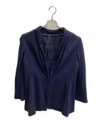 Leilian×LORO PIANAレリアン×ロロピアーナ）の古着「カシミヤシルクジャケット」｜ネイビー