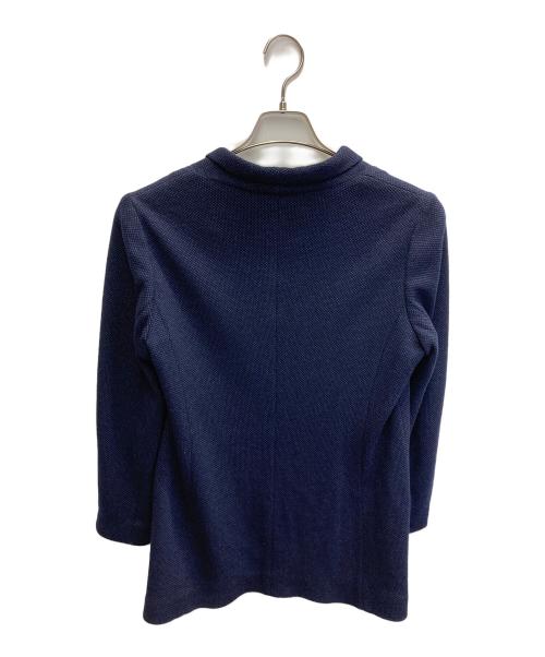 Leilian（レリアン）LEILIAN (レリアン) LORO PIANA (ロロピアーナ) カシミヤシルクジャケット ネイビー サイズ:11の古着・服飾アイテム