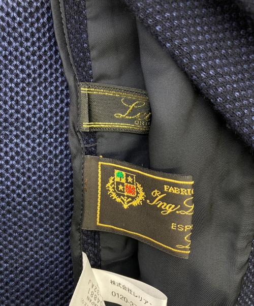 Leilian（レリアン）LEILIAN (レリアン) LORO PIANA (ロロピアーナ) カシミヤシルクジャケット ネイビー サイズ:11の古着・服飾アイテム