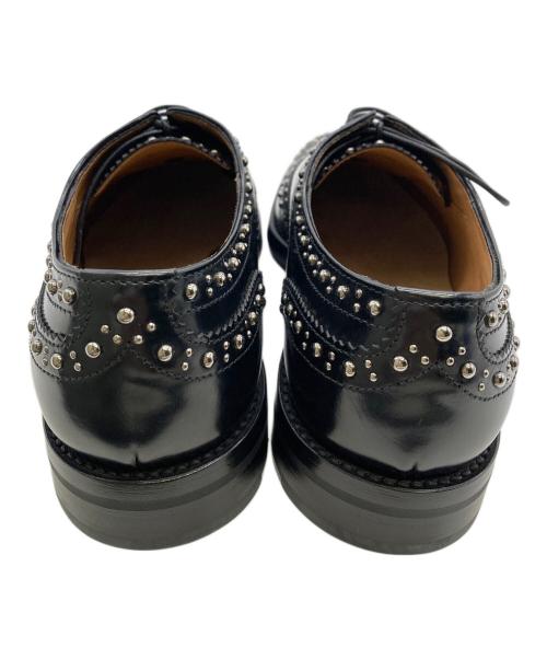 Church’s（チャーチ）Church’s (チャーチ) Burwood Met スタッズウィングチップシューズ ブラック サイズ:36 1/2の古着・服飾アイテム