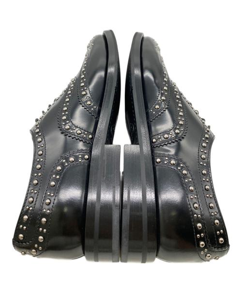 Church’s（チャーチ）Church’s (チャーチ) Burwood Met スタッズウィングチップシューズ ブラック サイズ:36 1/2の古着・服飾アイテム