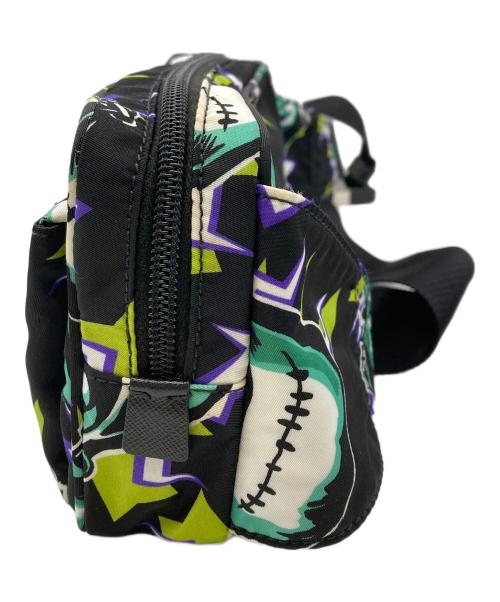 PRADA（プラダ）PRADA (プラダ) UNIVERSAL STUDIOS (ユニバーサル・スタジオ) Frankenstein ウエストバッグ ブラックの古着・服飾アイテム