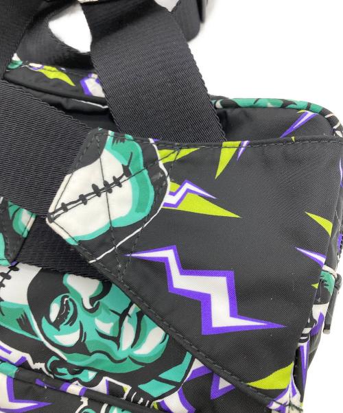 PRADA（プラダ）PRADA (プラダ) UNIVERSAL STUDIOS (ユニバーサル・スタジオ) Frankenstein ウエストバッグ ブラックの古着・服飾アイテム