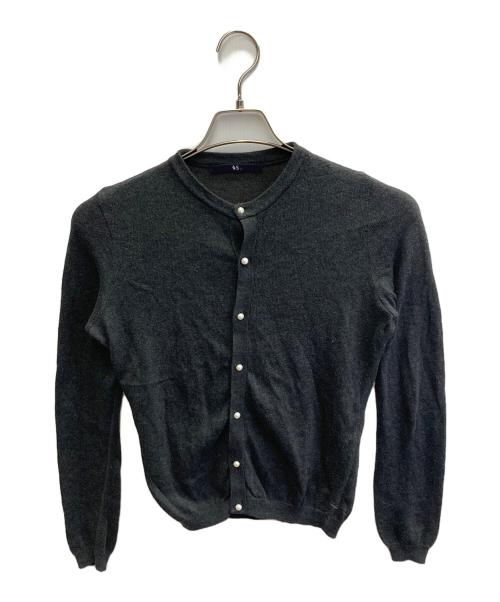 45R（フォーティファイブ・アール）45R (フォーティファイブ・アール) パールボタンカーディガン グレー サイズ:2の古着・服飾アイテム
