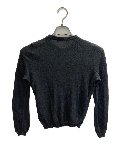 45R（フォーティファイブ・アール）45R (フォーティファイブ・アール) パールボタンカーディガン グレー サイズ:2の古着・服飾アイテム