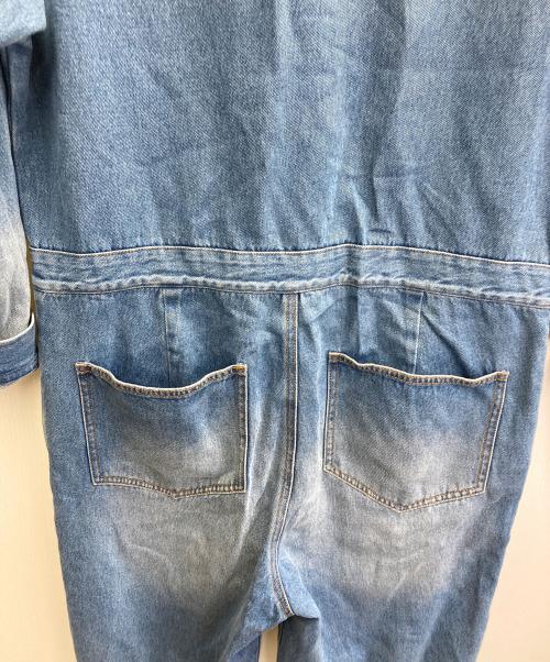 Whim Gazette（ウィムガゼット）Whim Gazette (ウィムガゼット) デニムジャンプスーツ インディゴ サイズ:Freeの古着・服飾アイテム