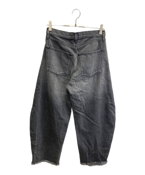 Whim Gazette（ウィムガゼット）Whim Gazette (ウィムガゼット) ラインカーブDENIM ブラック サイズ:38の古着・服飾アイテム