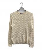 POLO RALPH LAURENポロ・ラルフローレン）の古着「ケーブルニット」｜アイボリー