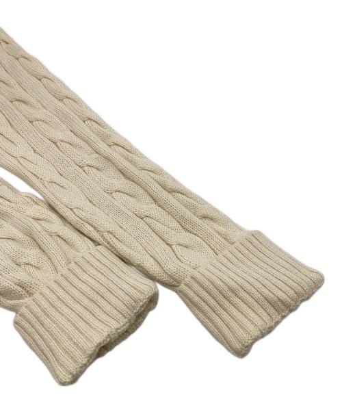 POLO RALPH LAUREN（ポロ・ラルフローレン）POLO RALPH LAUREN (ポロ・ラルフローレン) ケーブルニット アイボリー サイズ:Mの古着・服飾アイテム