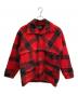Hirsch Weis（ハーシュワイス）の古着「ヴィンテージ ダブルマッキーノウールジャケット」｜レッド