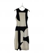 Ameriアメリ）の古着「LOOP YARN SEMI FLARE KNIT DRESS」｜ブラック