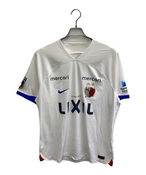 NIKE（ナイキ）NIKE (ナイキ) 鹿島アントラーズ ユニフォーム ホワイト サイズ:3XLの古着・服飾アイテム